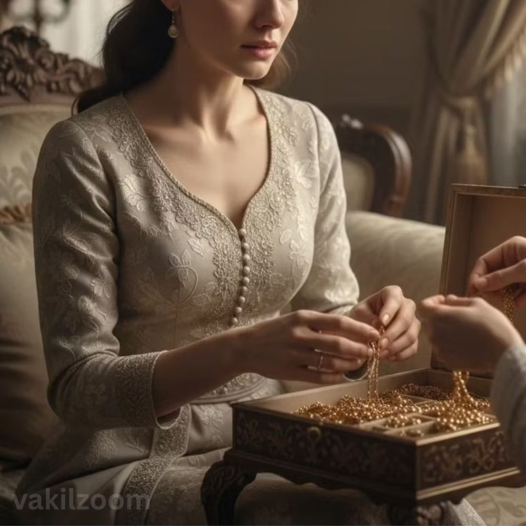 پس گرفتن طلا از زوجه