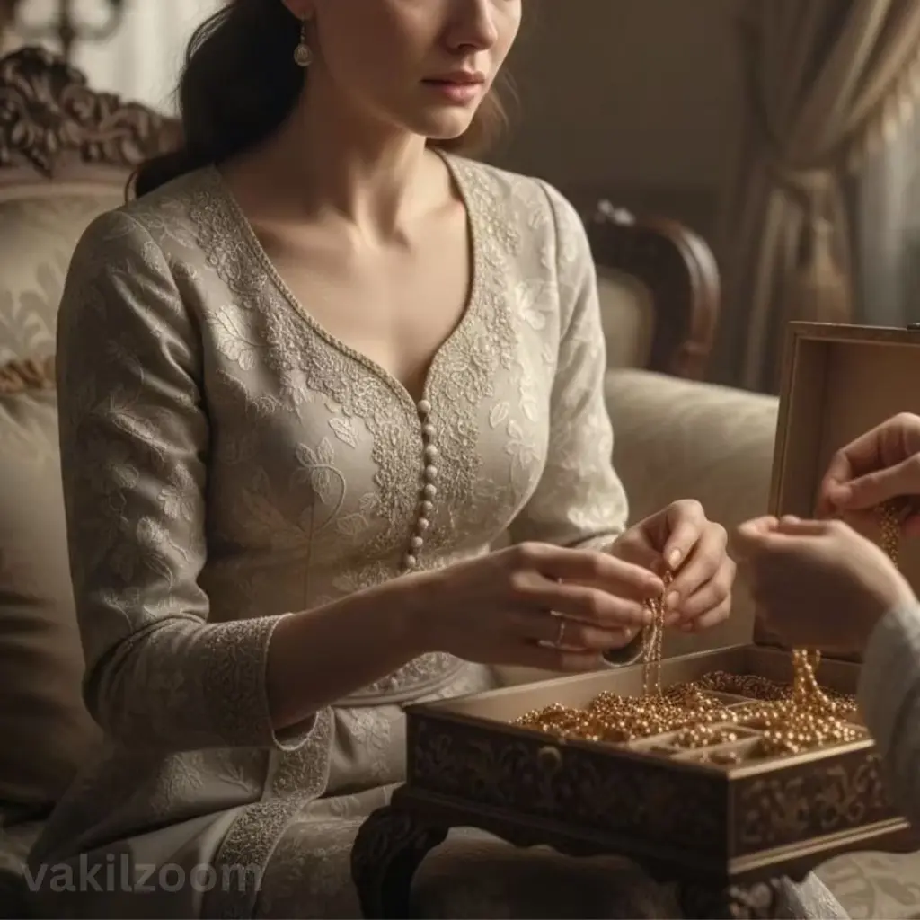 پس گرفتن طلا از زوجه